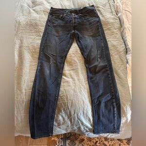 rag & bone Dark Blue Men's Straight Jeans